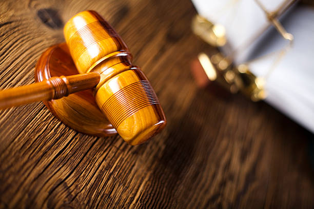 istock Law and justice concept, wooden gavel 187796131