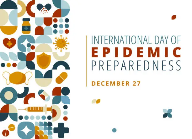 Vector illustration of International Day of Epidemic Preparedness poster