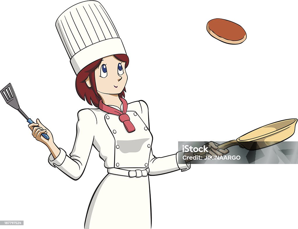 O chef que cooks - Vetor de Adulto royalty-free