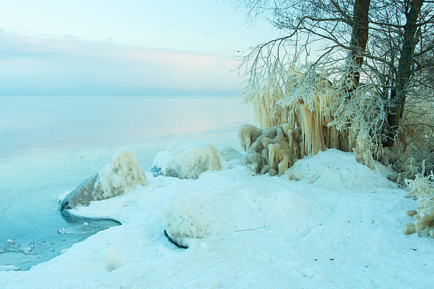 istock View to frozen beach in winter 187798376