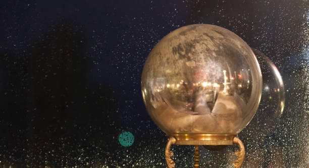 istock Abstract ball, rain in the distance 1877993629