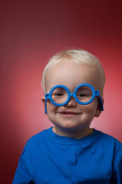 Child With Glasses stock photo