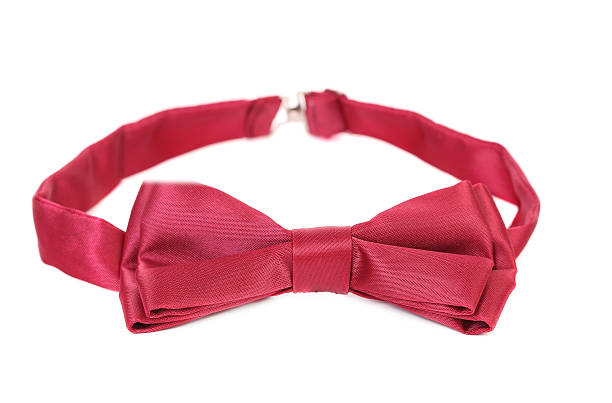 istock Close up of red bow tie. 187800895