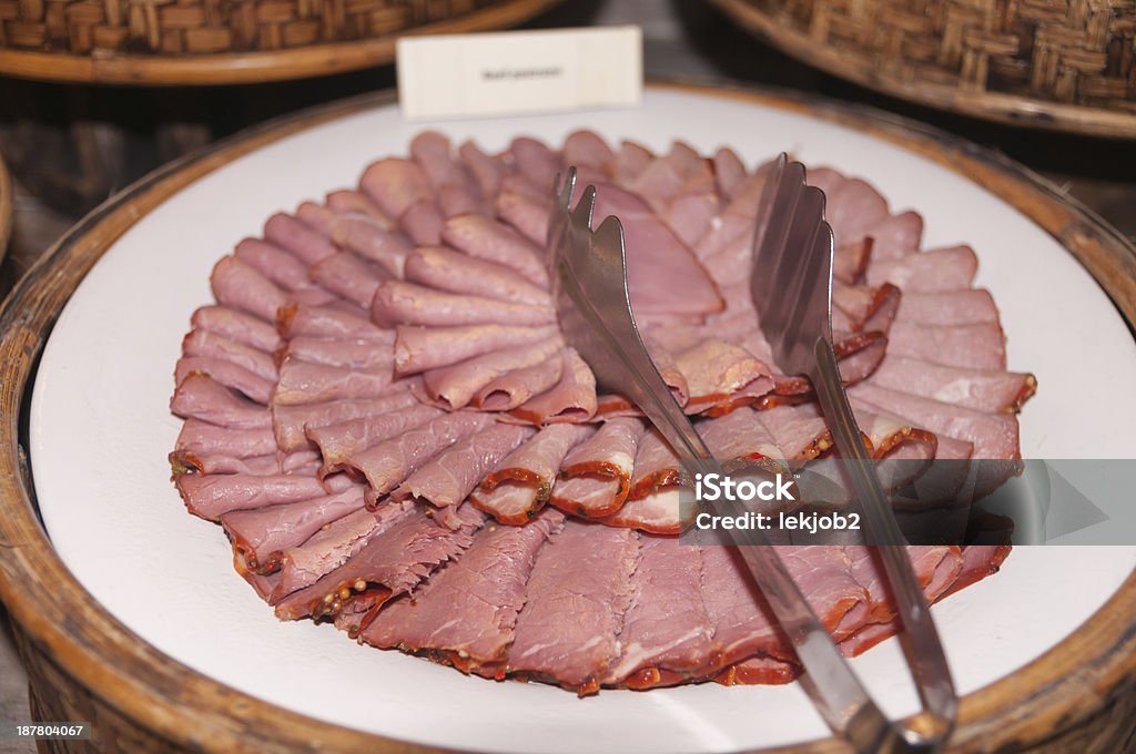 Delicioso carne fumada - Royalty-free Arranjo Foto de stock