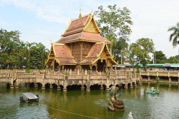 istock Temple repository for the Buddhist scriptures in Wat Phra That Pha Ngao temple is a beautiful temple with an ancient histoy. 1878090095