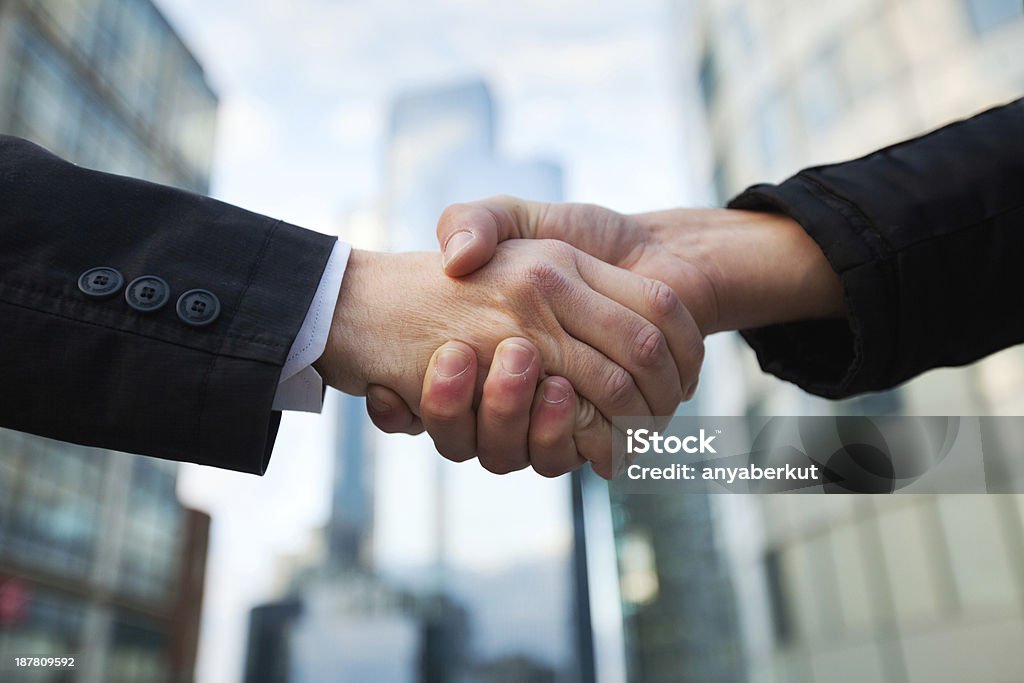 handshake Business deal Gripping Stock Photo
