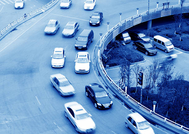 istock Aerial transport hub overpass 187812587