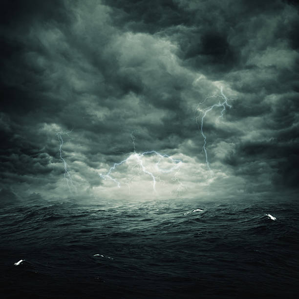 istock Stormy ocean, abstract natural backgrounds for your design 187814931