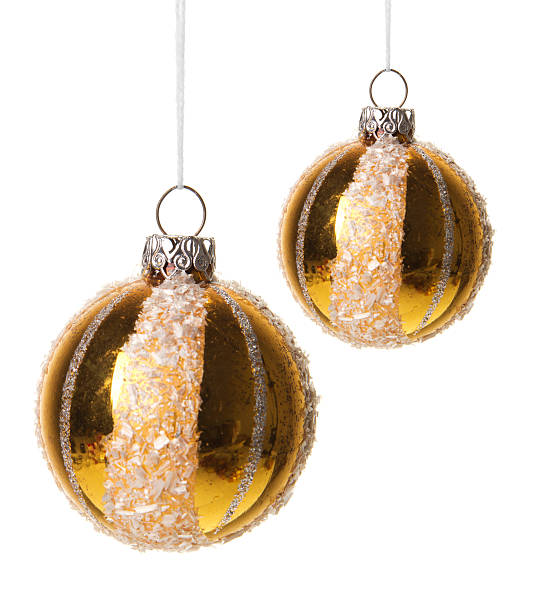 istock Christmas balls gold 187815188