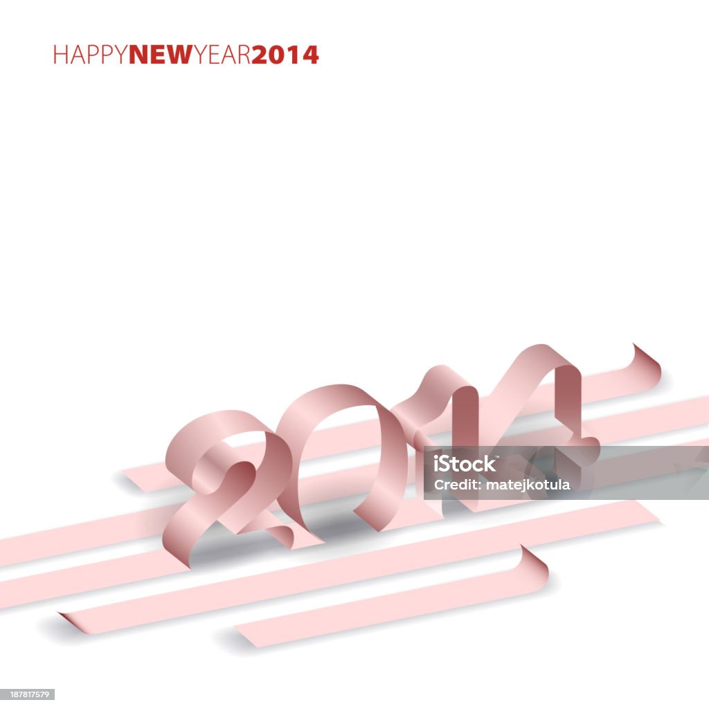 Feliz Ano Novo 2014 - - Vetor de 2014 royalty-free