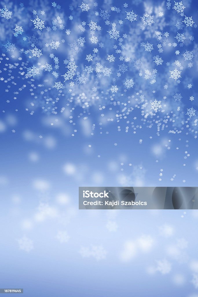 Fundo de neve - Foto de stock de Abstrato royalty-free