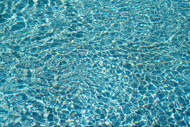 istock Blue swimming pool rippled water 187820259