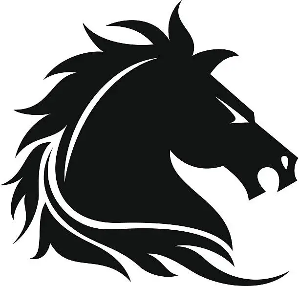 Vector illustration of Horse