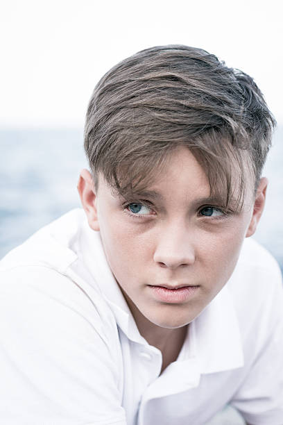 istock Deep blue eyes full of sadness 187822945
