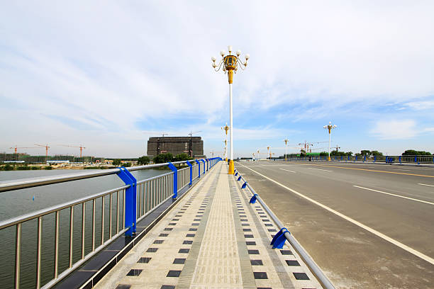 istock highway bridge metallic baluster and building 187826220