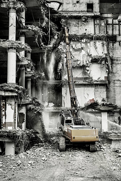istock Demolition of an office building 187826467