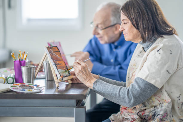 Seniors Recreation Painting Class