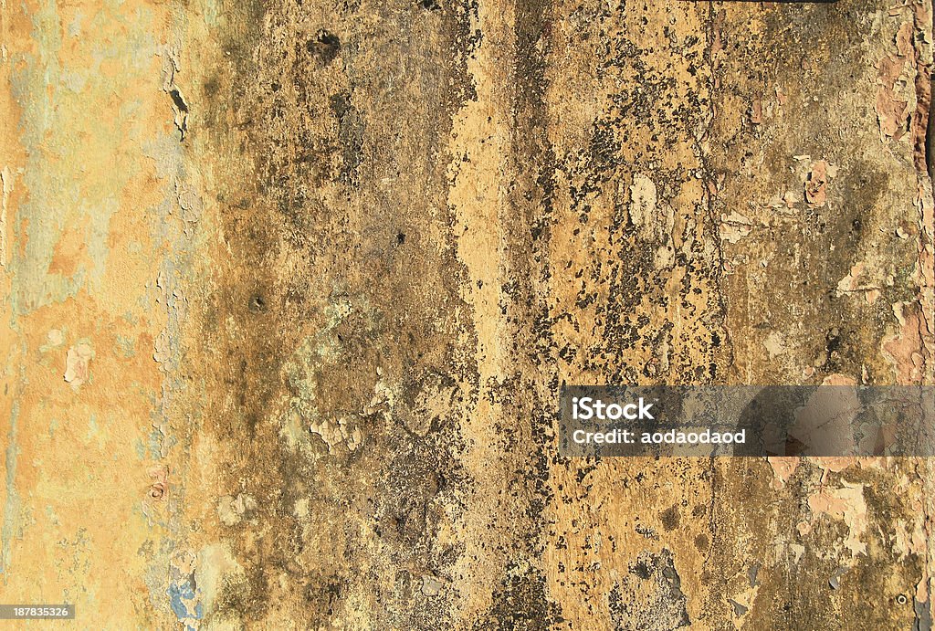 dirty parede amarela - Foto de stock de Abstrato royalty-free