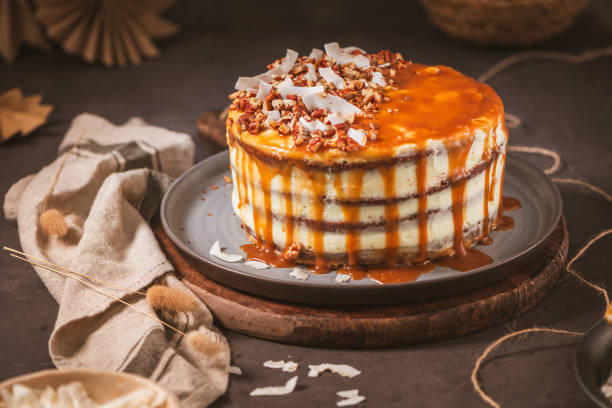 istock Delicious caramel cake 1878394660