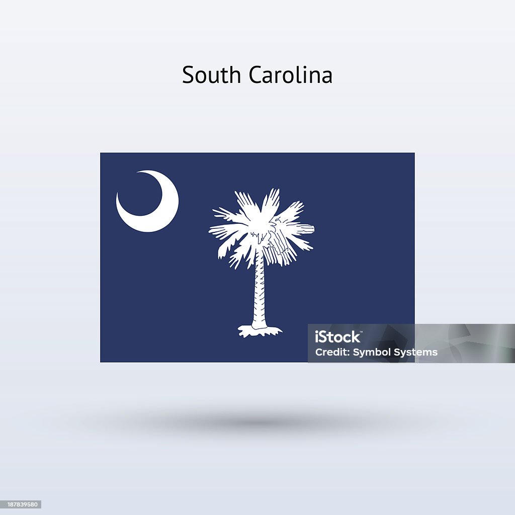 サウスカロライナ州旗 - アメリカ合衆国のロイヤリティフリーベクトルアート