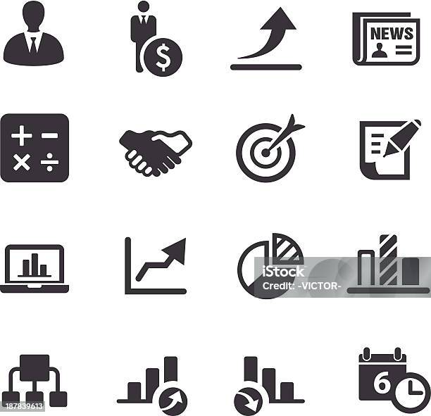 Business Icons Set 2acme Series Stock Illustration - Download Image Now - Corporate Business, Icon Symbol, Agreement