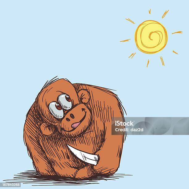 Yeti Personagem - Arte vetorial de stock e mais imagens de Desenhar - Desenhar, Yeti, Macaco antropoide