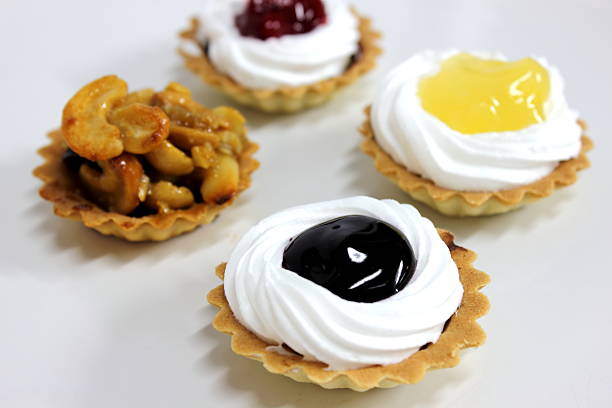 istock Close-up of some mini fruit tarts 187841037