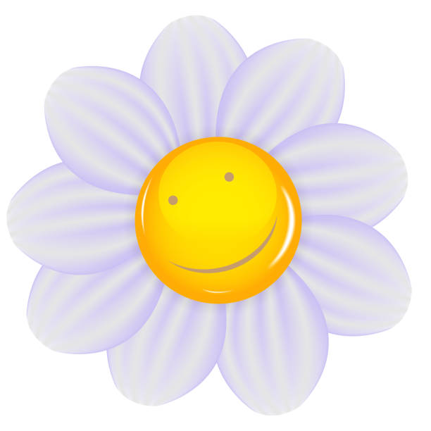 ilustraciones, imágenes clip art, dibujos animados e iconos de stock de daisy con alegría sonrisa aislados. ilustración vectorial. - rainbow multi colored sun sunlight