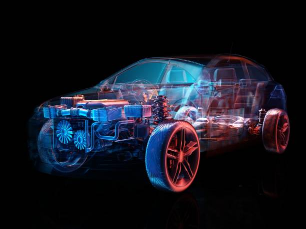 istock Transparent model cars. 1878417915