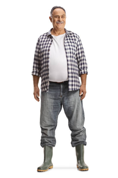istock Mature farmer wearing gumboots 1878427030