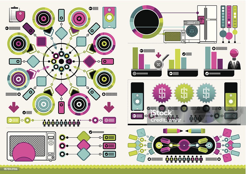 Vecteur Infographie - clipart vectoriel de Affaires libre de droits