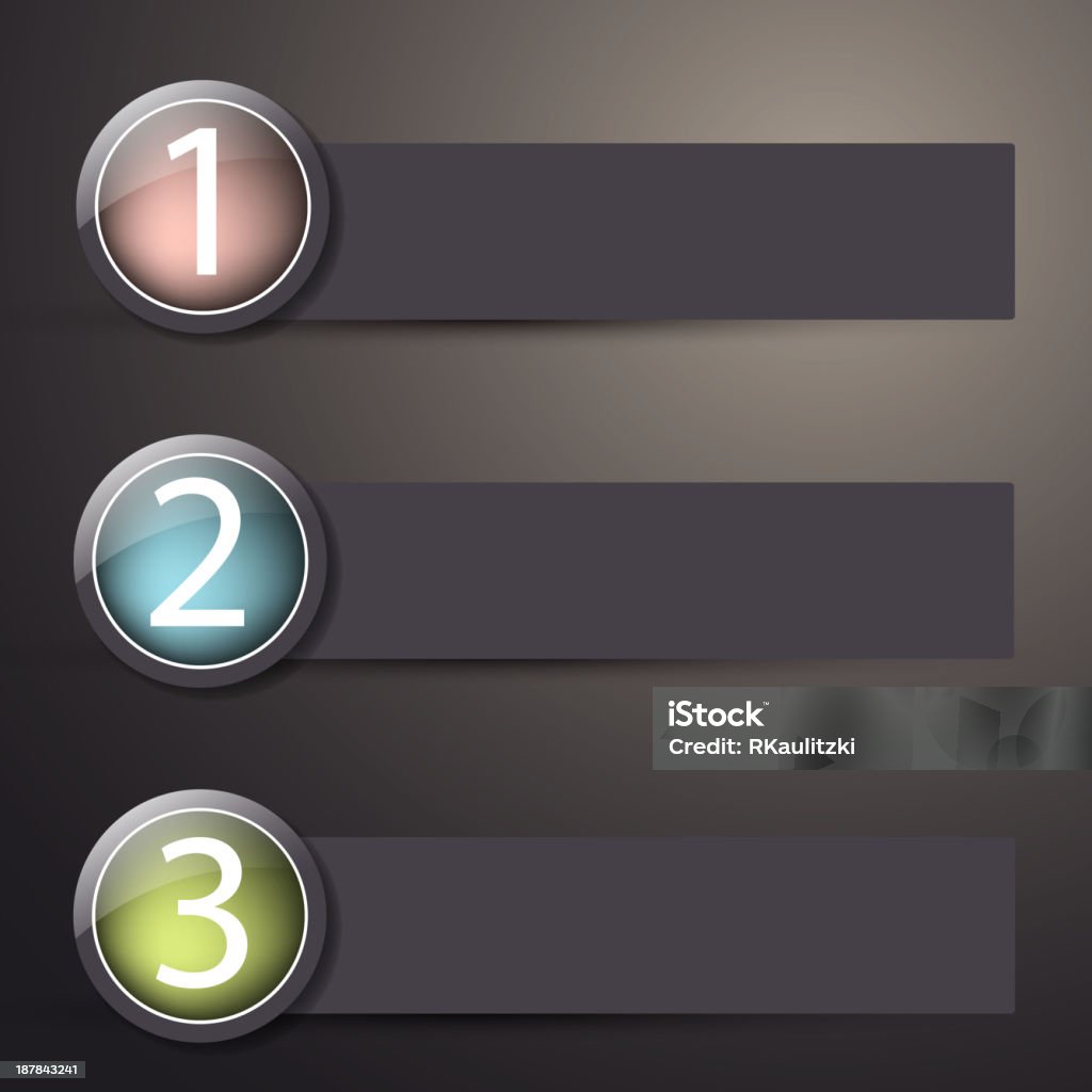 Vector Number Labels Vector Labels With Numbers Stock Illustration - Download Image Now ...