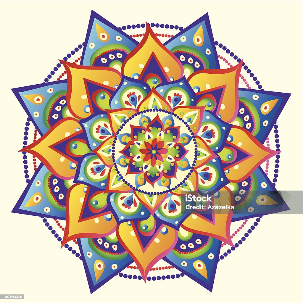 Mandala - Lizenzfrei Beten Vektorgrafik