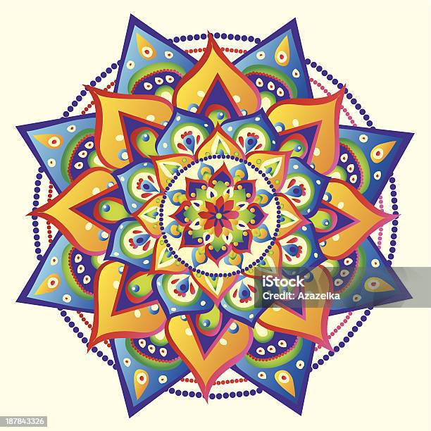 Mandala Stock Vektor Art und mehr Bilder von Beten - Beten, Buddha, Buddhismus