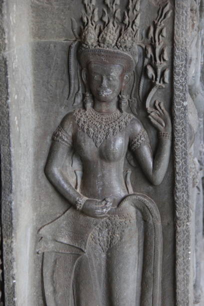 istock Angkor Wat Apsara Stone Bas Relief Carvings 1878435845
