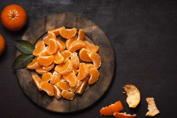 istock Slice of mandarins 1878441765