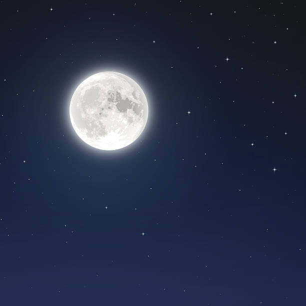 Full Moon Full moon vector. (eps10) This file contains transparencies and gradient meshes. moon stock illustrations