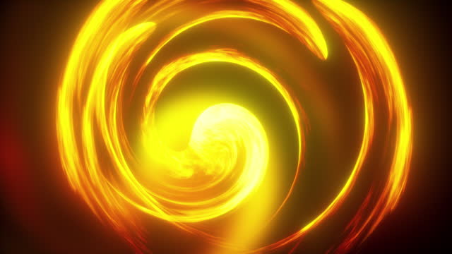 Bright spiral fire