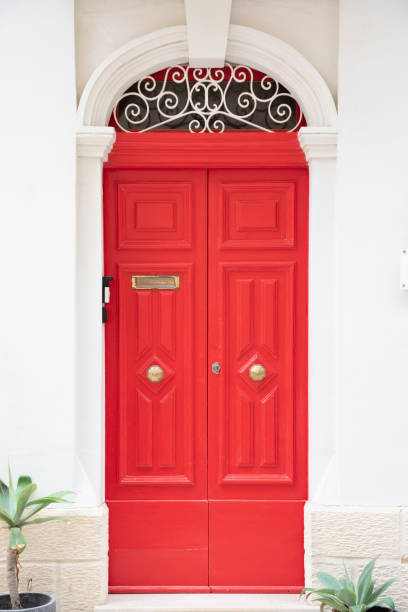 istock Red Door in Malta 1878452846