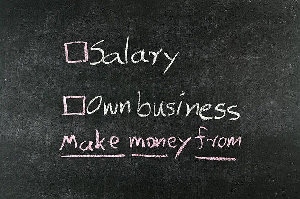 istock salary or own business 187845533