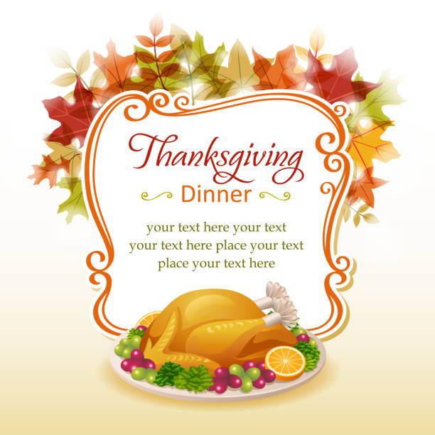 感謝祭ディナー - turkey thanksgiving dinner roast turkey点のイラスト素材／クリップアート素材／マンガ素材／アイコン素材