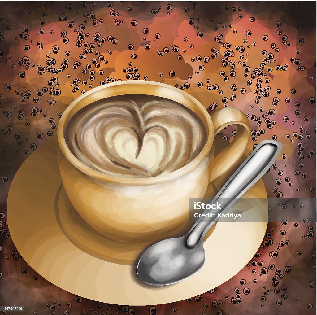 Tazza di caffè - arte vettoriale royalty-free di Assaggiare