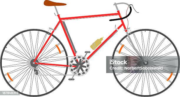 Racing Bike Stock Illustration - Download Image Now - Racing Bicycle, Illustration, Bicycle