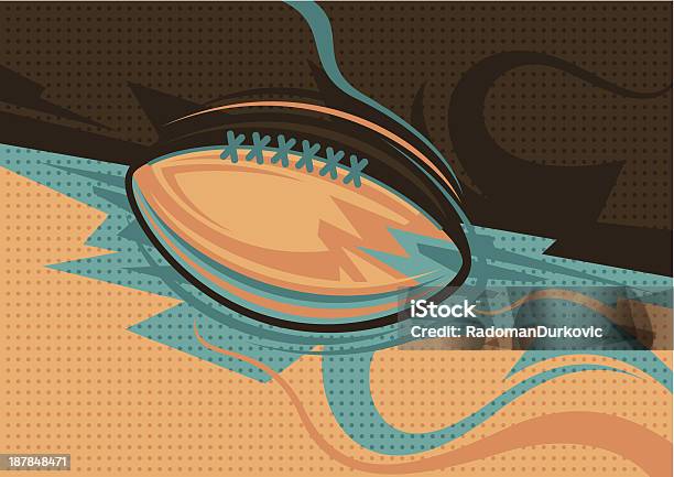 Poster Di Football Americano - Immagini vettoriali stock e altre immagini di Football americano - Football americano, Pallone da football americano, Astratto