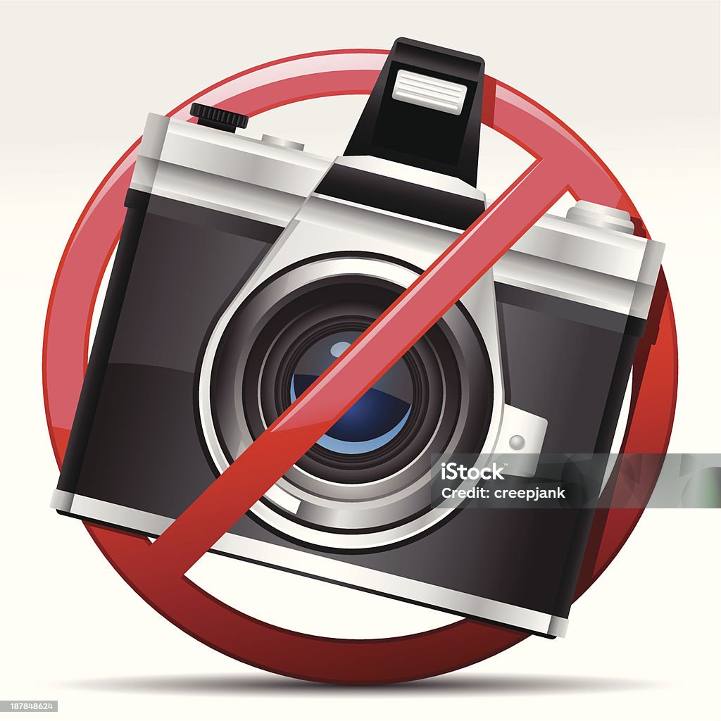 Don't Camera Dont Bring Camera Sign Stock Illustration - Download Image Now ...