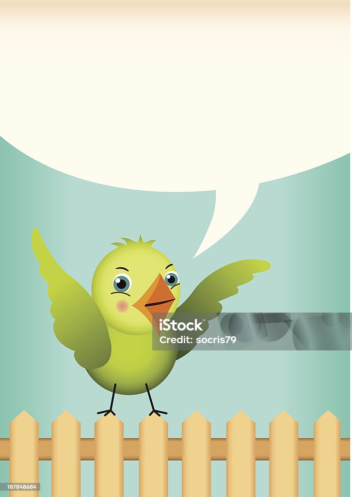 Grüne Vogel tag label - Lizenzfrei ClipArt Vektorgrafik