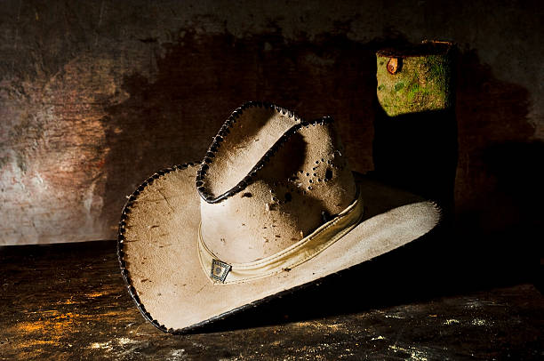 istock Still life of western hat 187849242