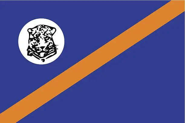 Vector illustration of Bophuthatswana Flag