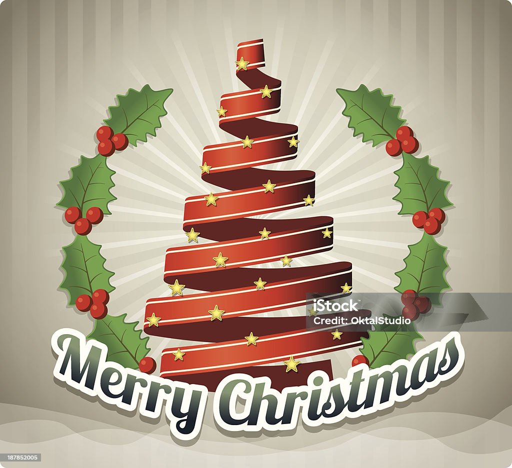 Boże Narodzenie Greeting - Grafika wektorowa royalty-free (Boże Narodzenie)