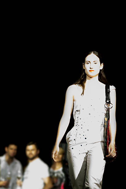 istock Walking on the fashion stage 187853881